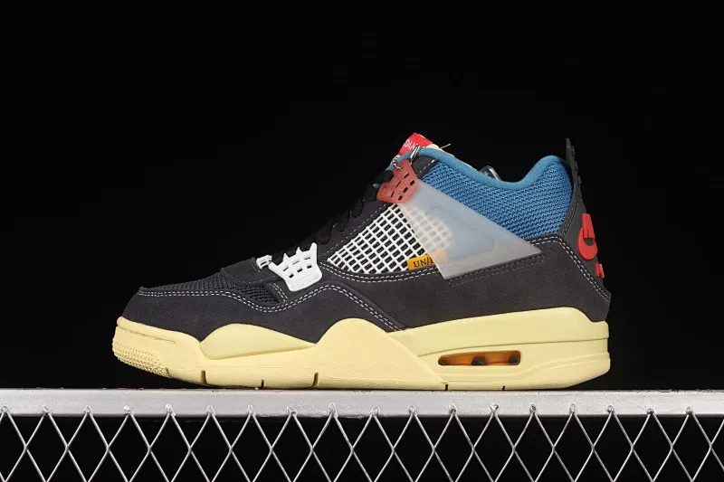 All categories Air Jordan Jordan series basketball shoes Air Jordan 4 foreign trade version Union La x Air Jordan 4 Retro AJ4 Joe 4 joint model basketball shoes DC9533-001